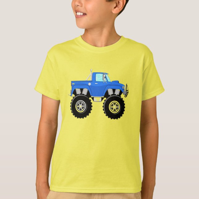 : Esfriar Camiseta Amarela de Monstro Off-Road par (Frente)