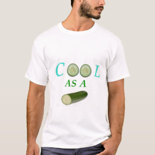 Esfrie como uma camisa do pepino T