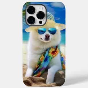Eskimo americano na praia, presente de verão para