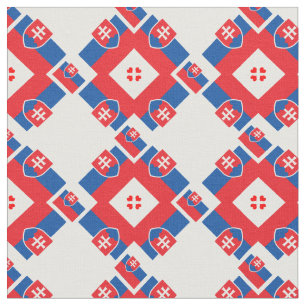 Eslováquia Flag & Slovakia Trendy Tecido