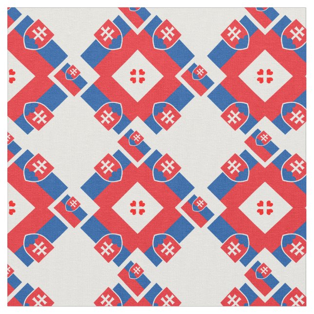 Eslováquia Flag & Slovakia Trendy Tecido (Detalhe)