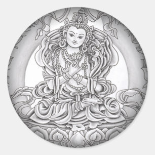 Esmaecer em Autocolantes Redondos Pretos