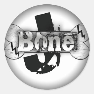 Esmaecer em Autocolantes Redondos Pretos