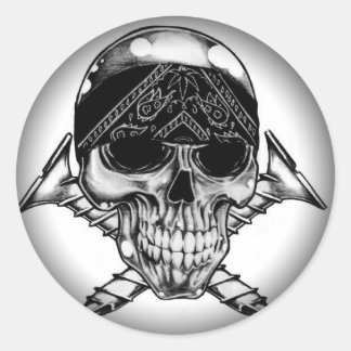 Esmaecer em Autocolantes Redondos Pretos