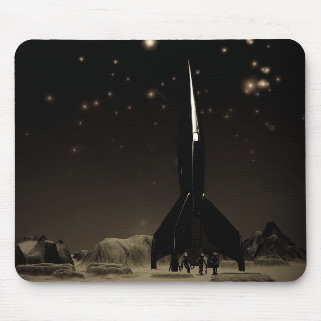 Espaçadores e Rocketship Mousepad (Frente)