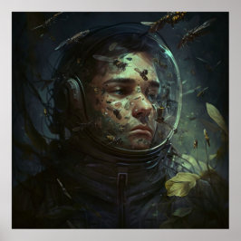 espaço em casco poster