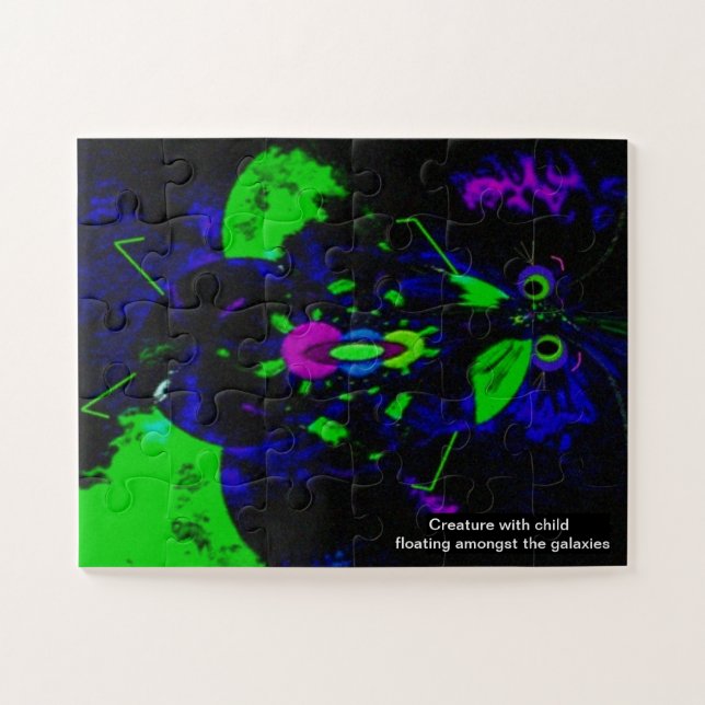 "Espaço Exterior" Crianças Quebra-cabeça (Horizontal)