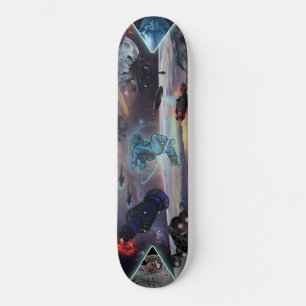 ESPAÇO GUARDA ALIENÍGENA INVASÃO SKATEBOARD