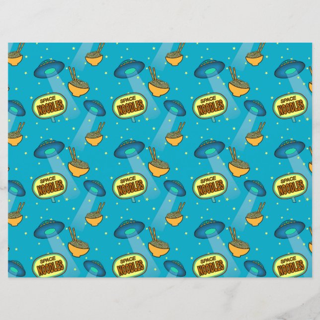 Espaço Noodles Night Sky Scrapbook (Frente)