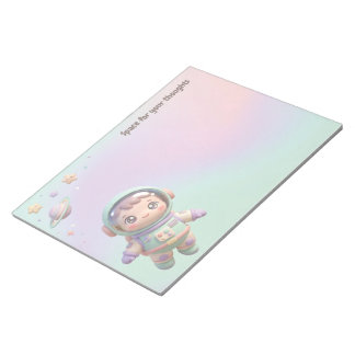 Espaço para seus Pensamentos Bloco de Notas Cute A