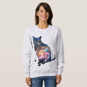 Espaço Radiante Em T-shirt De Gato