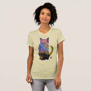 Espaço Tycho Em T-shirt De Gato