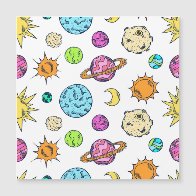 Espaços Doodles Fundo Cósmico (Frente)