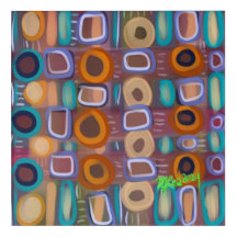 Espaços Retro Expressão Contemporânea Abstrata
