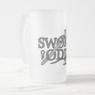 Espada da caneca do logotipo de Odin