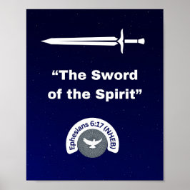 Espada do Espírito - Papel Poster 8 x 10