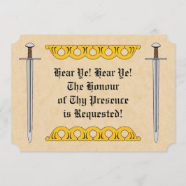 Espada Norman Medieval e Bandas decorativas