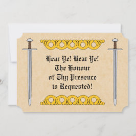 Espada Norman Medieval e Bandas decorativas