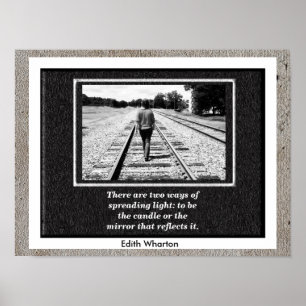 Espalhe a luz - Art Poster