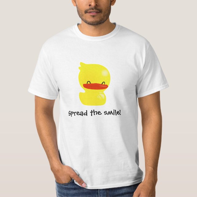 Espalhe o sorriso! T-Shirt Ducky (Frente)