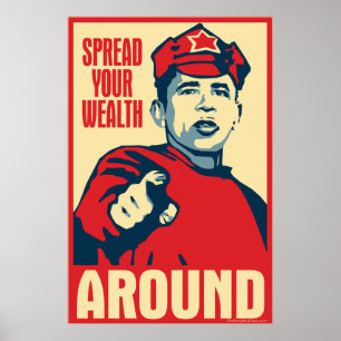 espalhe sua riqueza ao redor: Poster da paródia d