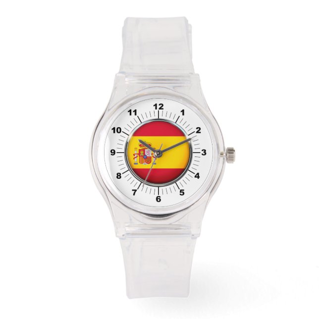 Espanha, esporte, Silício Rosa, relógio (Frente)