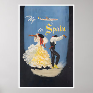 Espanha Impressão Dança Flamenca Arte Espanhola Vi