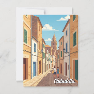 Espanha Menorca Ciutadella Cartão Postal