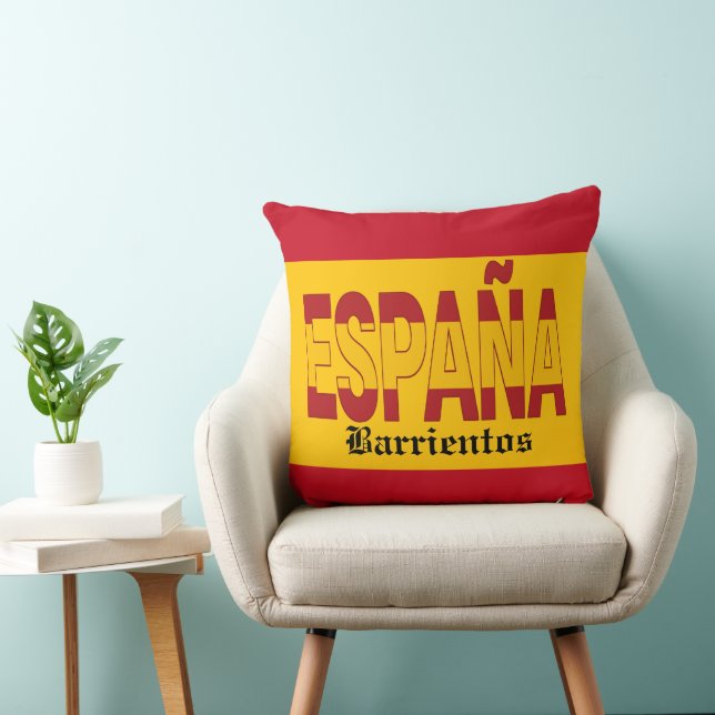 ESPANHA Monograma - VEJA DE VOLTA! Almofadas Throw (Cadeira)