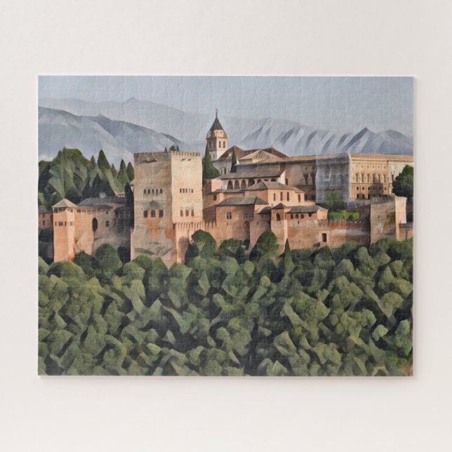 Espanha Real - Quebra-cabeça Granada Jigsaw (Horizontal)