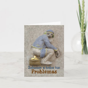 ESPANHOL / Caca de Ouro ~ Cartão / Convite