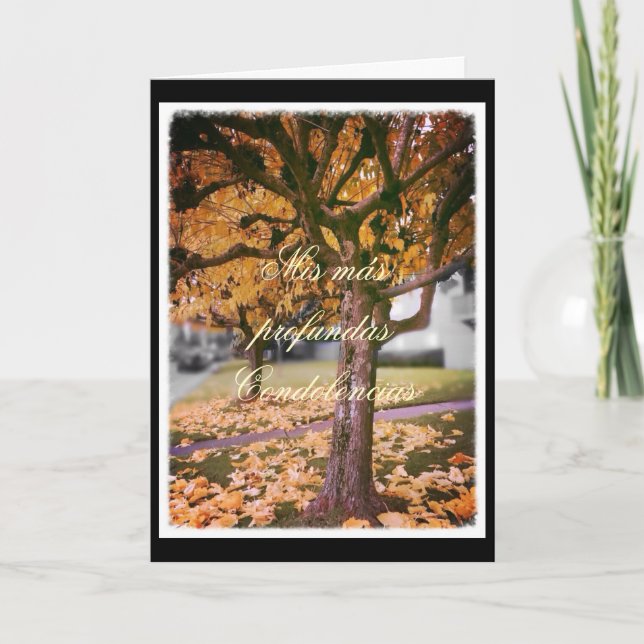 Espanhol: cartão de simpatia (Frente)