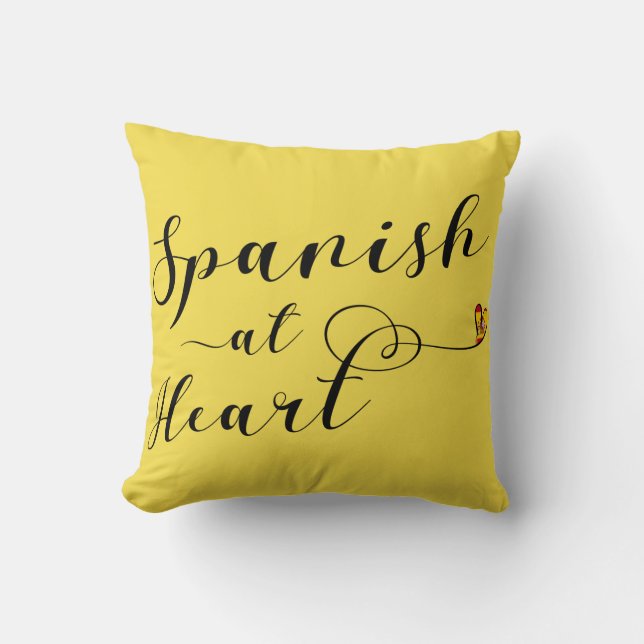 Espanhol na Almofada do Coração, Espanha (Frente)
