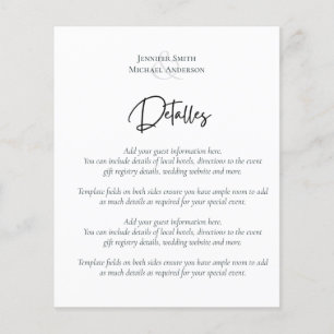 Espanhol - Script Wedding Detalles - Gabinete Mode