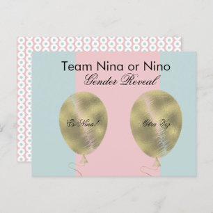 Espanhol Sexo do Bebê Revela Cartões de Arranhão d