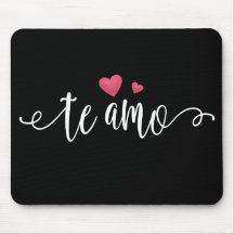 Espanhol Te Amo Namorados | Mousepad