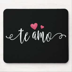 Espanhol Te Amo Namorados Mousepad