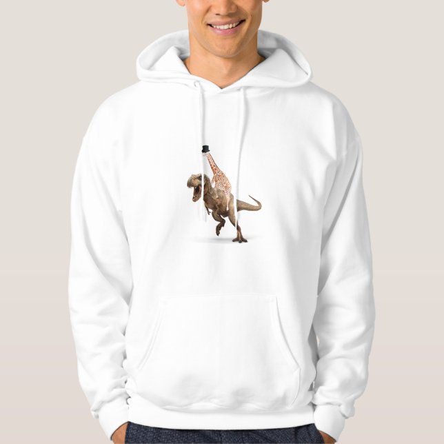 Espantosa Girafa Top Hat T-Rex - Mens_Womens (Frente)