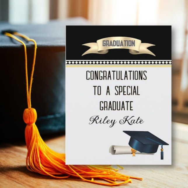 Especial! Cartão de formatura personalizado (Criador carregado)