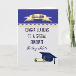 Especial! Cartão de formatura personalizado