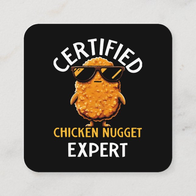 Especialista Certificado em Nuggets de Frango (Verso)