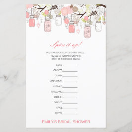 Especiaria editável está ativo, nomeie o Chá de pa