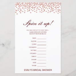 Especiaria editável está ativo, nomeie o Chá de pa