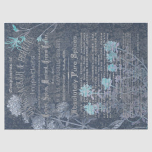 Especiarias Antigas E Ephemera Decoupage Papel Tec