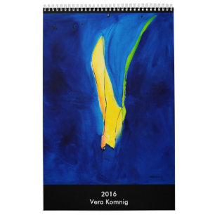 Espécie calendar arte calendário Vera Komnig