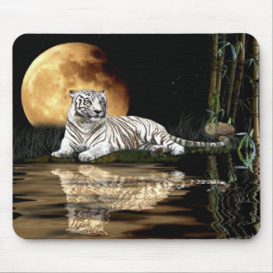 Espécie em vias de extinção BRANCA Mousepad do