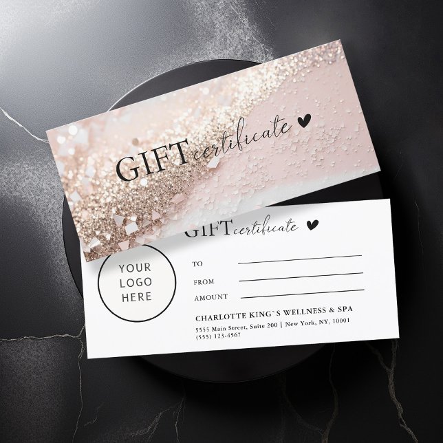 Específico do cliente, Logotipo, Glitter, Empresa (Criador carregado)