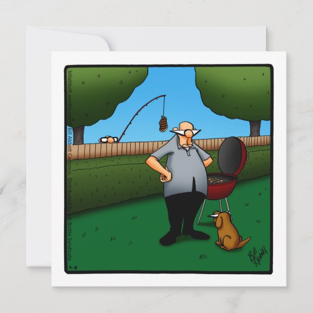 Espectickits de convites para churrascos engraçado (Frente)