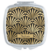 Art Deco anos 20 Personalizado Preto | Padrão Dou