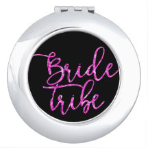 Bride Tribe Bridesmaid presente Compact Mirror